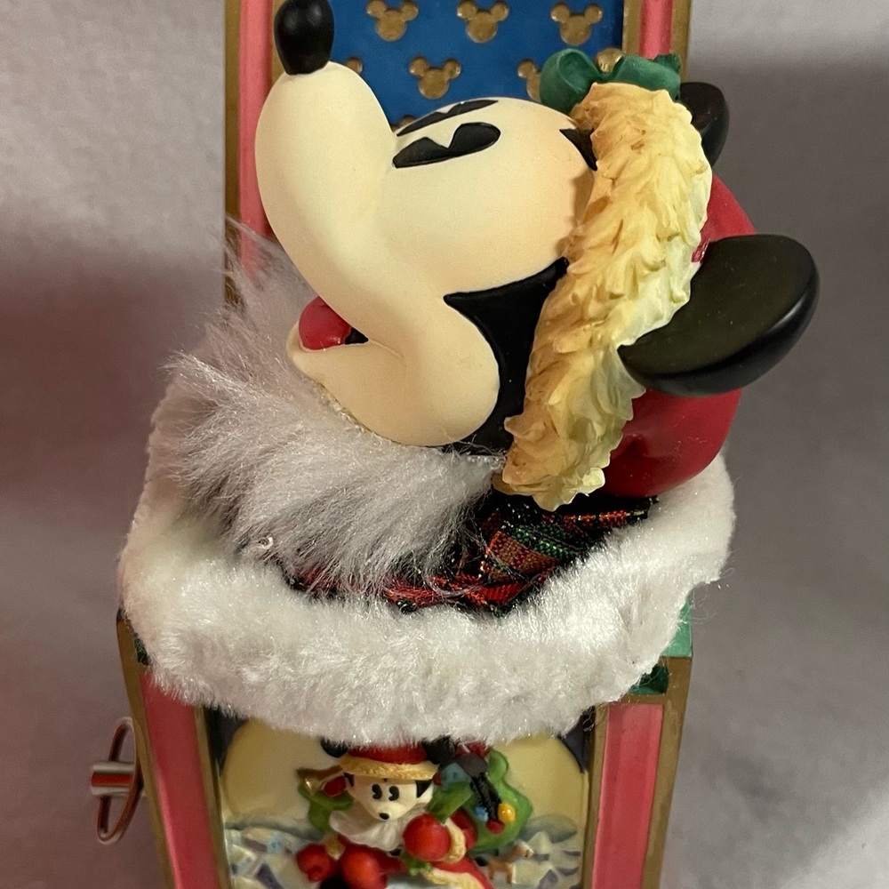 Enesco Red Mickey Mouse Musical Box - Picture 2 of 6